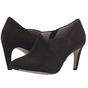 NEW Johnston & Murphy Isabel Brown Suede Booties 7.5B (Orig: $228)